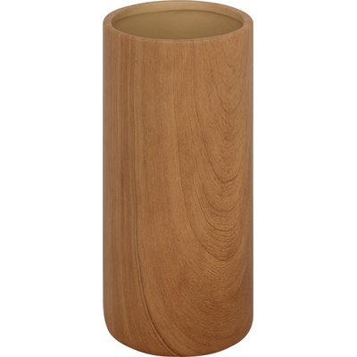 Atmosphera Keramická váza SAO, efekt dřeva, 20 cm hnědý – Zboží Mobilmania