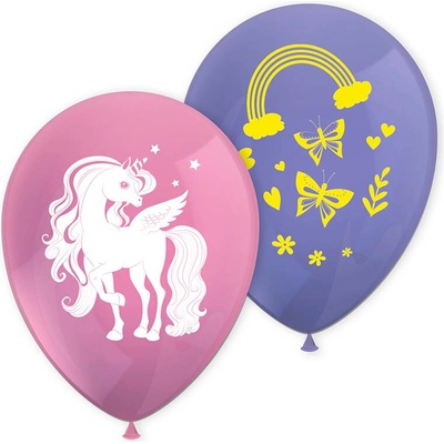 Procos Balóniky latexové Jednorožec Rainbow Colors 28 cm