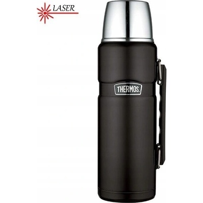 Thermos Termoska na nápoje 1,2 l s držadlem černý matný