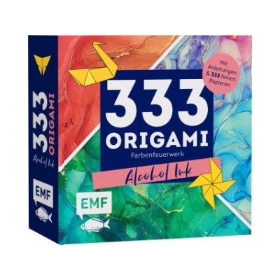 333 Origami Farbenfeuerwerk: Alcohol Ink