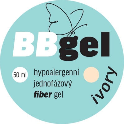 Bio nails BB gel Fiber Ivory jednofázový hypoalergenní 50ml