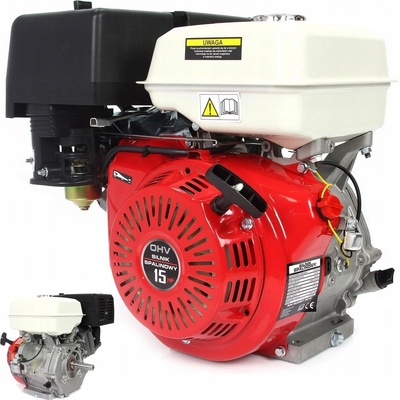 Mar-Pol benzínový motor 4 takt 15 HP 25,4 mm + 2 x motorový olej M79897