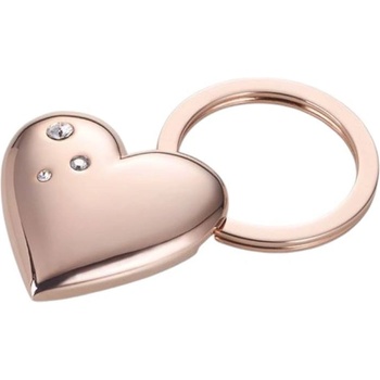 TROIKA Ключодържател Бляскаво сърце Troika KR15-32/RG (KR15-32/RG)