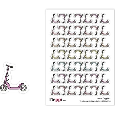 Fleppi Samolepky - Koloběžka 036