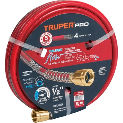 Truper MAN-15X1/2X Zosilnená 1/2″ 15 m