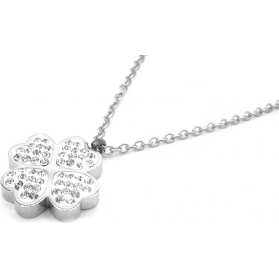 Steel Jewelry Náhrdelník čtyřlístek NH220122