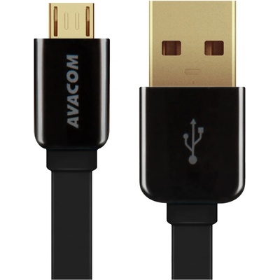 AVACOM MIC-120K kábel USB - Micro USB, 120cm, čierna