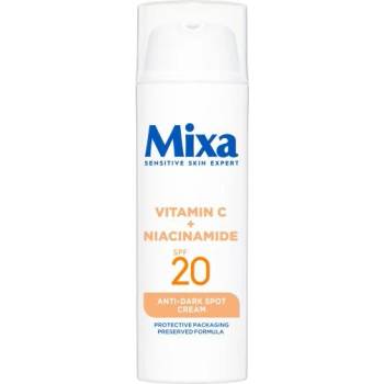 Mixa Vitamin C + Niacinamide Anti-Dark Spot Cream SPF20 озаряващ дневен крем против тъмни петна 50 ml