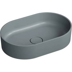 Omnires Ovo M+ 55x36 cm matt ash grey (OVOUNAG)