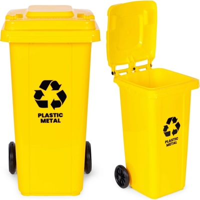 MULTISTORE Popelnice na plast ECOSORT 120 L žlutá