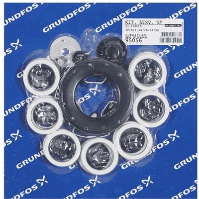 Grundfos Sada opotrebovateľných dielov pre čerpadlá SP1a a SP2A 16-21 stupeň 00095056
