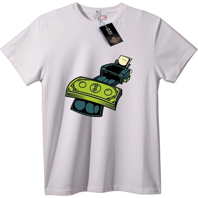 NOONEBRAND Тениска Банкомат - 2XL, White