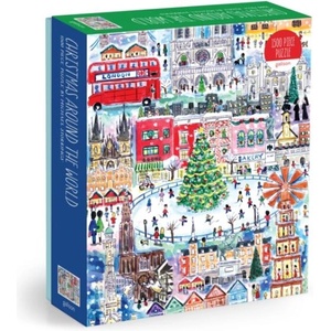 Michael Storrings Christmas Around The World 1500 Piece Puzzle (ISBN: 9780735389861)