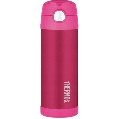 Thermos FUNtainer dětská termoska se slámkou 470 ml růžová