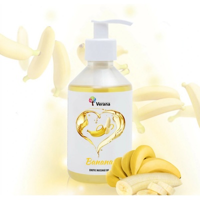 Verana Erotický masážny olej Banán 250 ml