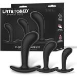 LATETOBED P-Spot Trainer Kit Prostatic Massagers Black
