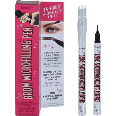 Benefit Brow Microfilling Pen pero na obočí s mikro tahy pro vykreslení chloupků Deep Brown 0,77 g – Zbozi.Blesk.cz