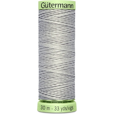 Knoflíková prošívací nit Gütermann šedá
