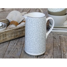Chic Antique Šedý porcelánový džbán s ornamenty Arés Grey 1100ml