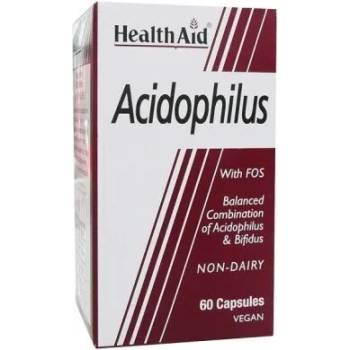 HEALTHAID Хранителна добавка Ацидофилус и Бифидус, Health Aid ACIDOPHILUS 100 million, 60 caps