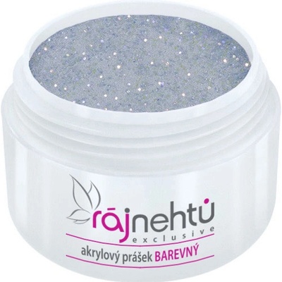 Ráj nehtů Akrylový prášek GLITTER Aquamarine 5 g