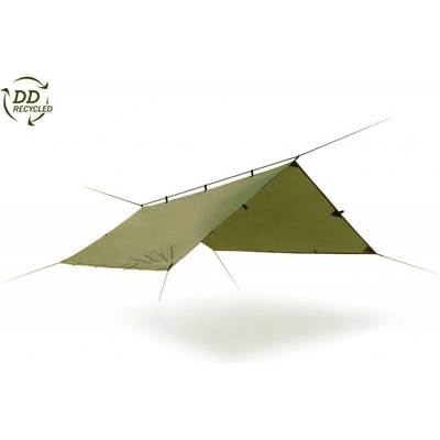 DD Hammocks Recycled 300 x 290 cm oliva šedá