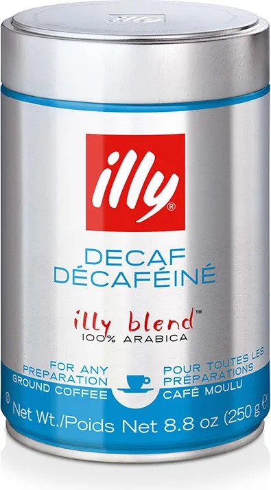 illy Espresso Decaffeinato мляно 250 g