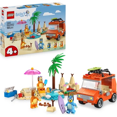 LEGO® Bluey - Bluey's Beach & Family Car Trip (11202)