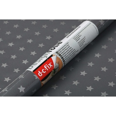 d-c-fix 346-0653 Samolepicí fólie hvězdy šedé 45 cm x 2 m kusovka 3460653 samolepicí tapeta Stars grey