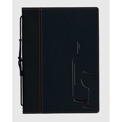 SECURIT Vínny lístok TRENDY A4, čierna
