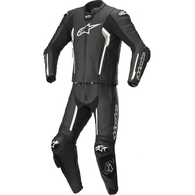 Dvoudílná kombinéza Alpinestars Missile 2 černá/bílá