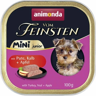 Animonda Vom Feinsten Mini Junior krůta telecí jablko 16 x 100 g