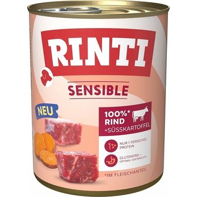 Rinti Sensible Adult hovězí s batáty 6 x 800 g