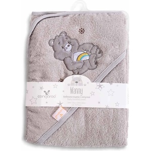 Cangaroo Бебешка хавлия Cangaroo - Manny, 76 х 76 cm, сива (110188) - baby