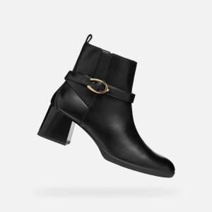 Geox Черни дамски ankle боти Geox Walk Pleasure 55 Geox | Cheren | ЖЕНИ | 35