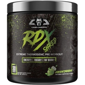 Core Champs by Kai Greene RDX Shred | Extreme Thermogenic Pre-Workout [214.5 грама] Зелена ябълка