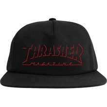 THRASHER SHADOW MAG LOGO SNAPBACK BLACK