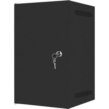 Lanberg Комуникационен шкаф Lanberg WF10-2309-00B, 10", 9U, 280x310mm, товароносимост 20кг, черен (WF10-2309-00B)