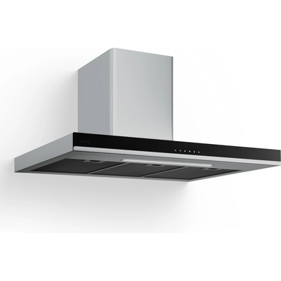 Klarstein Verosteel абсорбатор, Елегантен, минималистичен, мощен, Клас на енергийна ефективност A++, 881, 6 м³/ч, 90 см (5005 90cm SS) (5005 90cm SS)