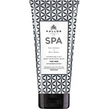Kallos SPA Hydrating for Men sprchový gél 3v1 200 ml