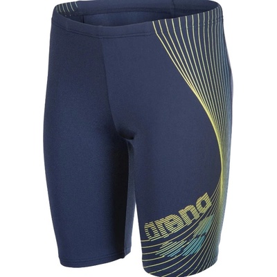 arena design swim jammer navy / yellow 140cm