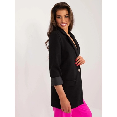 Italy Moda černé elegantní dámské sako dhj-ma-18598.13-black