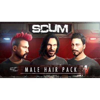 Игра SCUM Male Hair pack за PC Steam, Електронна доставка