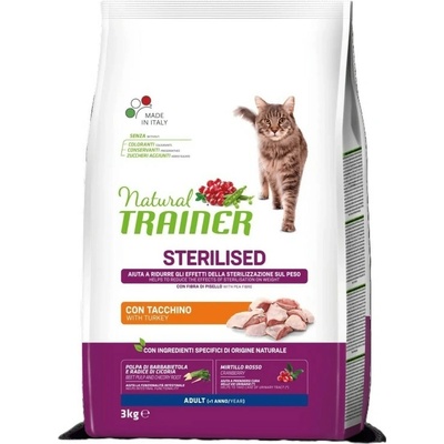 Trainer Cat Natural Adult Sterilised 3 kg
