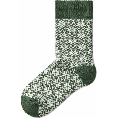 Vlnka Vianočné ponožky Merino zelená