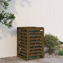 vidaXL Box na odpadky Honey Hnědá 84 x 90 x 128,5 cm Masivní borovicové dřevo