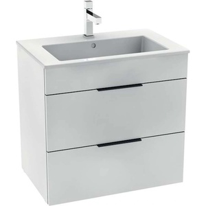 Jika Cube - Шкаф с мивка, 64x42x62 cm, 2 чекмеджета, бял H4536021763001 (H4536021763001)