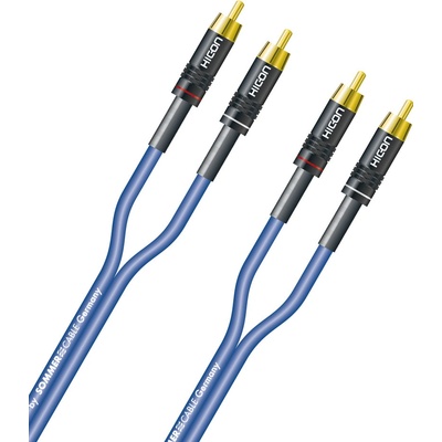 Sommer Cable IC Onyx 2x0,25qmm, Blue, 0,75m