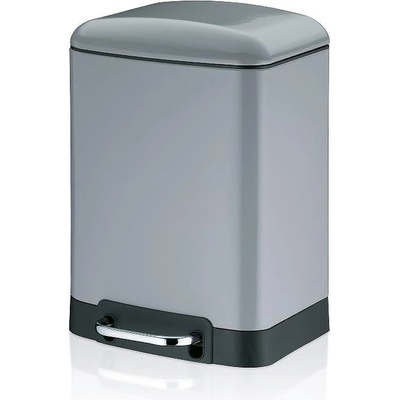 Kela Кош за отпадъци kela davino с педал (6 л) - светлосив (kela 22997)