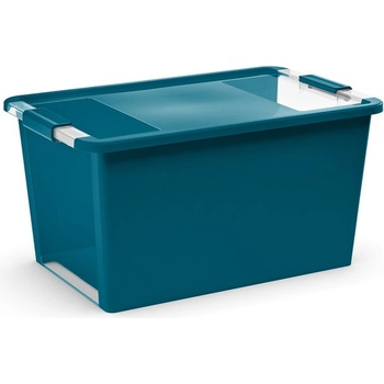 KIS Пластмасова кутия за съхранение с капак петролена 55x35x28 cm Bi-Box - KIS (246571)